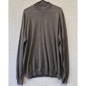 Brooks Brothers Sweater Mens XL Extra Fine Italian Merino Wool Crew Neck